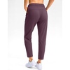 G Gradual Petite Pants for Women 7/8 Ankle Golf Pants with 3 Pockets(Wine)