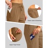 G Gradual Women’s 15” Long Shorts Below The Knee Hiking Capris(Dark Khaki)