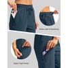 G Gradual Women’s 15” Long Shorts Below The Knee Hiking Capris(Dusty Blue)