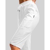 G Gradual Women’s 15” Long Shorts Below The Knee Hiking Capris(D-white)
