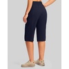 G Gradual Women’s 15” Long Shorts Below The Knee Hiking Capris(Navy)