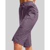 G Gradual Women’s 15” Long Shorts Below The Knee Hiking Capris(Purple)