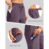 G Gradual Women’s 15” Long Shorts Below The Knee Hiking Capris(Purple)