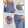 G Gradual Women’s 15” Long Shorts Below The Knee Hiking Capris(Slate Blue)