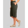 G Gradual Women’s 15” Long Shorts Below The Knee Hiking Capris(Slate Green)