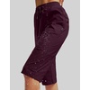 G Gradual Women’s 15” Long Shorts Below The Knee Hiking Capris(Wine)