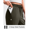 G Gradual Women’s Golf Pants with 2 Pockets Athletic Pants for Women(Army Green)
