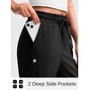 G Gradual Women’s Golf Pants with 2 Pockets Athletic Pants for Women(Black)