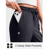 G Gradual Women’s Golf Pants with 2 Pockets Athletic Pants for Women(Dark Grey)