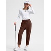 G Gradual Women’s Golf Pants with 2 Pockets Athletic Pants for Women(Fudge Coffee)