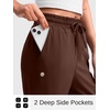 G Gradual Women’s Golf Pants with 2 Pockets Athletic Pants for Women(Fudge Coffee)
