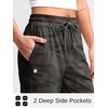 G Gradual Women’s Golf Pants with 2 Pockets Athletic Pants for Women(Green Camo)