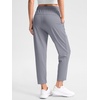 G Gradual Women’s Golf Pants with 2 Pockets Athletic Pants for Women(Light Grey)