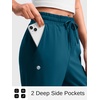 G Gradual Women’s Golf Pants with 2 Pockets Athletic Pants for Women(Peacock Green)