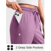 G Gradual Women’s Golf Pants with 2 Pockets Athletic Pants for Women(Purple Grey)