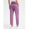 G Gradual Women’s Golf Pants with 2 Pockets Athletic Pants for Women(Purple Grey)