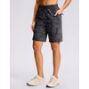 G Gradual Women’s Hiking Shorts 2 Zipper Pockets 9″ Shorts(Black Camo)