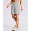 G Gradual Women’s Hiking Shorts 2 Zipper Pockets 9″ Shorts(Bright Grey)