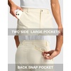 Men’s Golf Dress Shorts 5″/ 7″/ 9″ Stretch Casual Work Shorts(Beige,L9 W34)