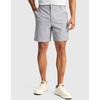 Men’s Golf Dress Shorts 7″ Stretch Casual Work Shorts(Gull Gray,L7 W30)