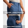 Men’s Golf Dress Shorts 7″ Stretch Casual Work Shorts(Slate Blue,L7 W34)