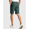 Men’s Golf Dress Shorts 9″ Stretch Casual Work Shorts(Spruce Green,L9 W34)