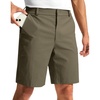 G Gradual Men’s Golf Dress Shorts 5″/ 7″/ 9″ Stretch Casual Work Shorts(Dusty Khaki,L9 W36)