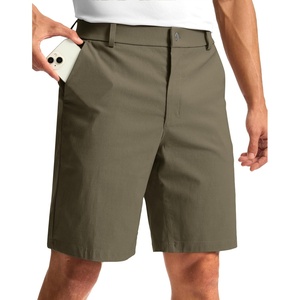 G Gradual Men’s Golf Dress Shorts 5″/ 7″/ 9″ Stretch Casual Work Shorts(Dusty Khaki,L9 W36)