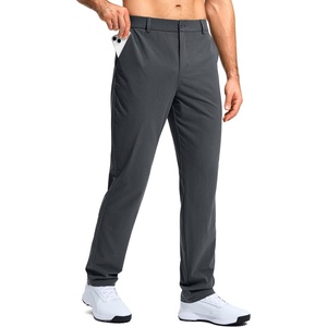 G Gradual Mens Golf Pants 30″/32″/34″ Stretch Dress Work Casual Pants(Oil Grey)