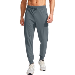 G Gradual Men’s Joggers Pants with Zipper Pockets Stretch Athletic Sweatpants for Men Workout Jogging Running(Ink Grey)