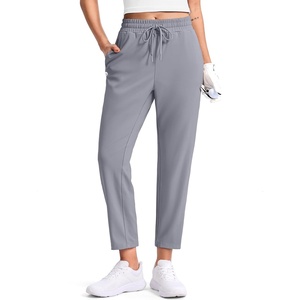 G Gradual Women’s Golf Pants with 2 Pockets Athletic Pants for Women(Light Grey)