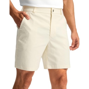 Men’s Golf Dress Shorts 5″/ 7″/ 9″ Stretch Casual Work Shorts(Beige,L7 W40)