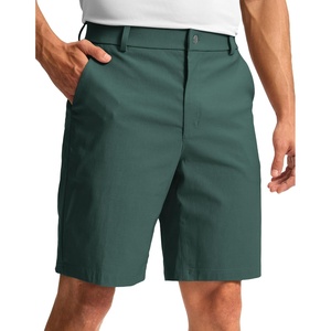 Men’s Golf Dress Shorts 9″ Stretch Casual Work Shorts(Spruce Green,L9 W34)