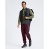 G Gradual Men’s Fleece Lined Cotton Joggers with Zipper Pockets Warm Pants(Wine)