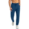 G Gradual Men’s Sweatpants with 3 Zipper Pockets Tapered Joggers for Men(Dark Blue)