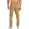 G Gradual Men’s Sweatpants with 3 Zipper Pockets Tapered Joggers for Men(Dark Khaki)