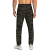 G Gradual Men’s Sweatpants with 3 Zipper Pockets Tapered Joggers for Men(Green Camo)