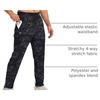 G Gradual Men’s Sweatpants with 3 Zipper Pockets Tapered Joggers for Men(Grey Camo)