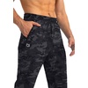 G Gradual Men’s Sweatpants with 3 Zipper Pockets Tapered Joggers for Men(Grey Camo)
