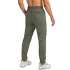 G Gradual Men’s Sweatpants with 3 Zipper Pockets Tapered Joggers for Men(Sage Green)