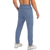 G Gradual Men’s Sweatpants with 3 Zipper Pockets Tapered Joggers for Men(Slate Blue)