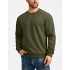 G Gradual Sherpa Lined Sweatshirts for Men Fleece Pullover(Army Green)