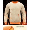 G Gradual Sherpa Lined Sweatshirts for Men Fleece Pullover(Bright Orange)