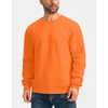 G Gradual Sherpa Lined Sweatshirts for Men Fleece Pullover(Bright Orange)