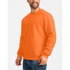 G Gradual Sherpa Lined Sweatshirts for Men Fleece Pullover(Bright Orange)
