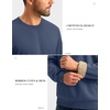 G Gradual Sherpa Lined Sweatshirts for Men Fleece Pullover(Dark Blue)