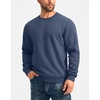 G Gradual Sherpa Lined Sweatshirts for Men Fleece Pullover(Dark Blue)