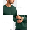 G Gradual Sherpa Lined Sweatshirts for Men Fleece Pullover(Dark Forest Green)
