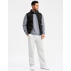 G Gradual Sherpa Lined Sweatshirts for Men Fleece Pullover(Heather Light Grey)