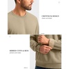 G Gradual Sherpa Lined Sweatshirts for Men Fleece Pullover(Khaki)